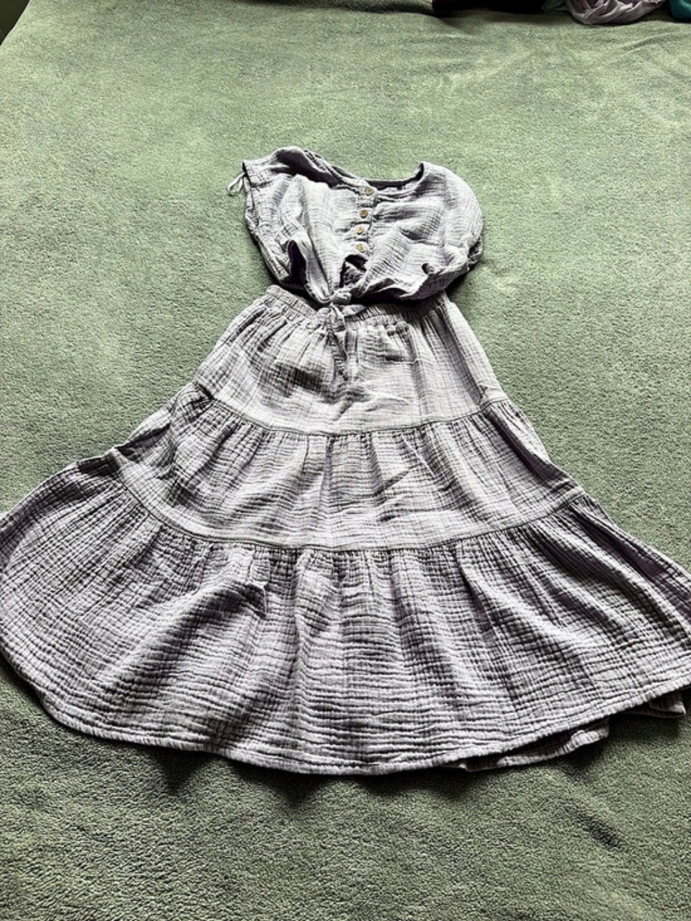 Skirt And A Blouse